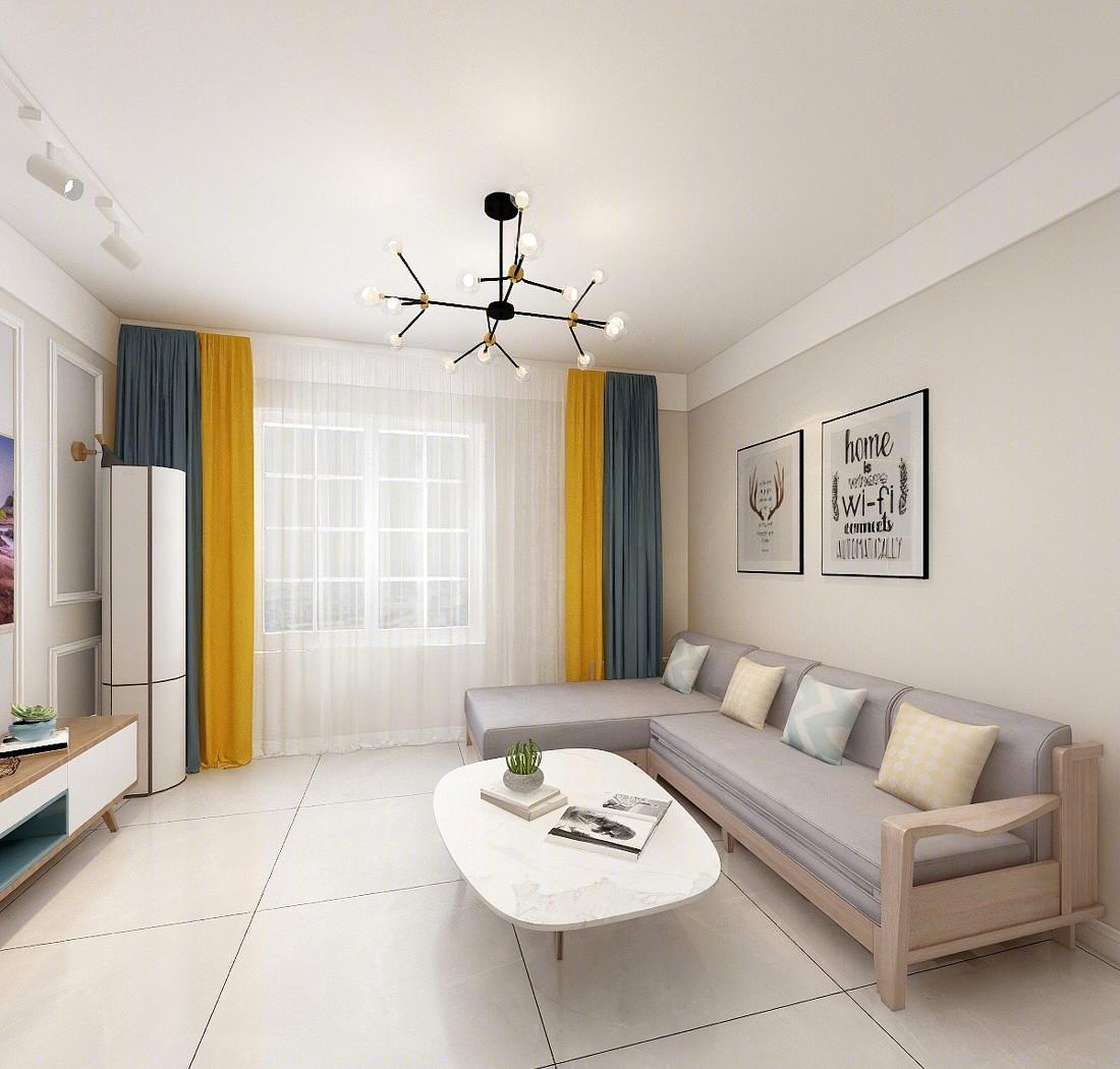 
陕西爱尚家装阳光尚苑现代简约风格案例 -4