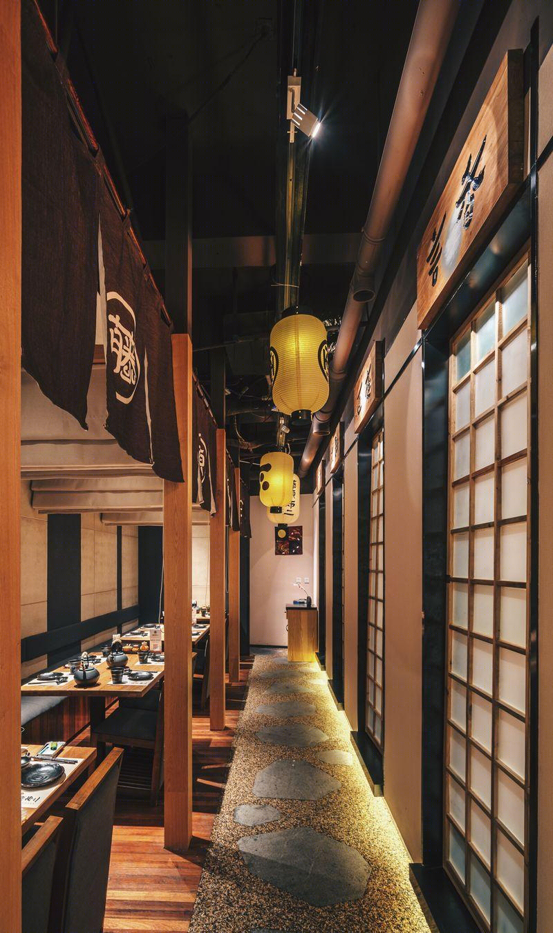 现代日式创意料理店设计-19