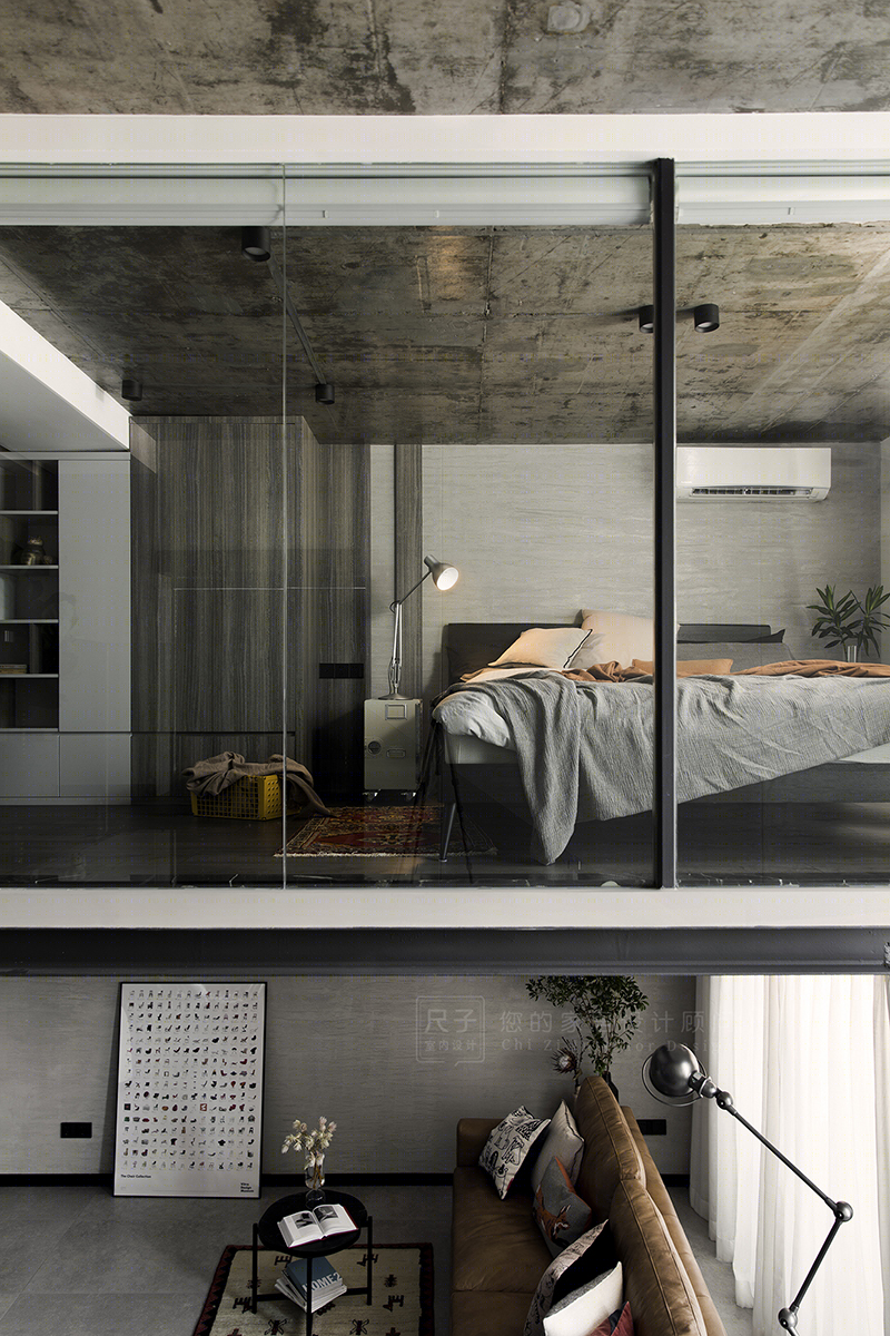 深圳 89㎡工业风 Loft | 自然原始,光影交织-61