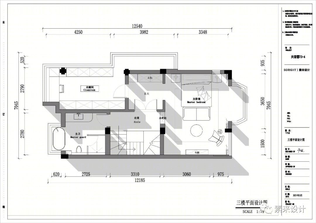 兴荣郡轻奢墅式住宅丨素来设计-23