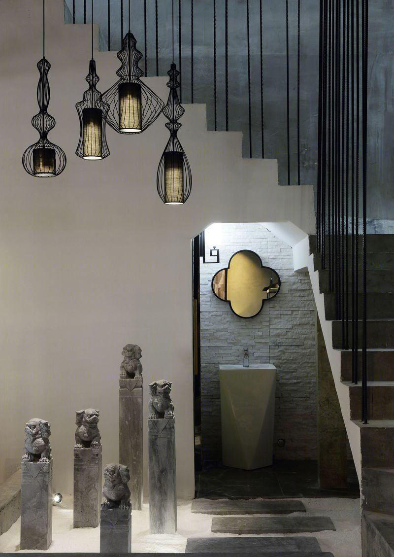 《木之雅韵》 | 原木与水泥的现代中式空间-23