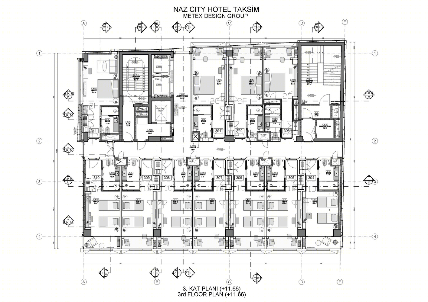 土耳其Taksim纳兹城酒店丨Metex Design Group-100