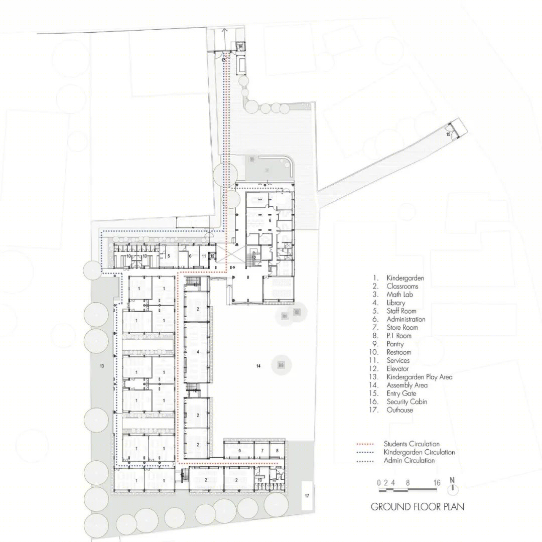 孟买 Maharishi Vidya Mandir 学校丨印度丨KSM Architecture-43