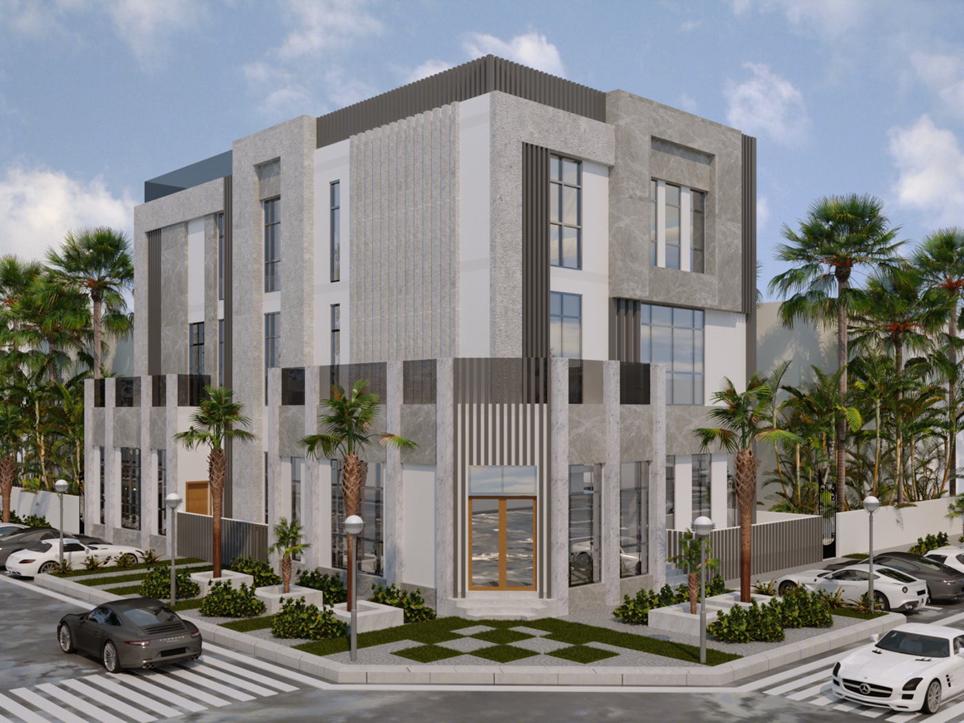 Anastasiya Gushchina丨别墅建筑丨MODERN EXTERIOR VILLA . NEW-1