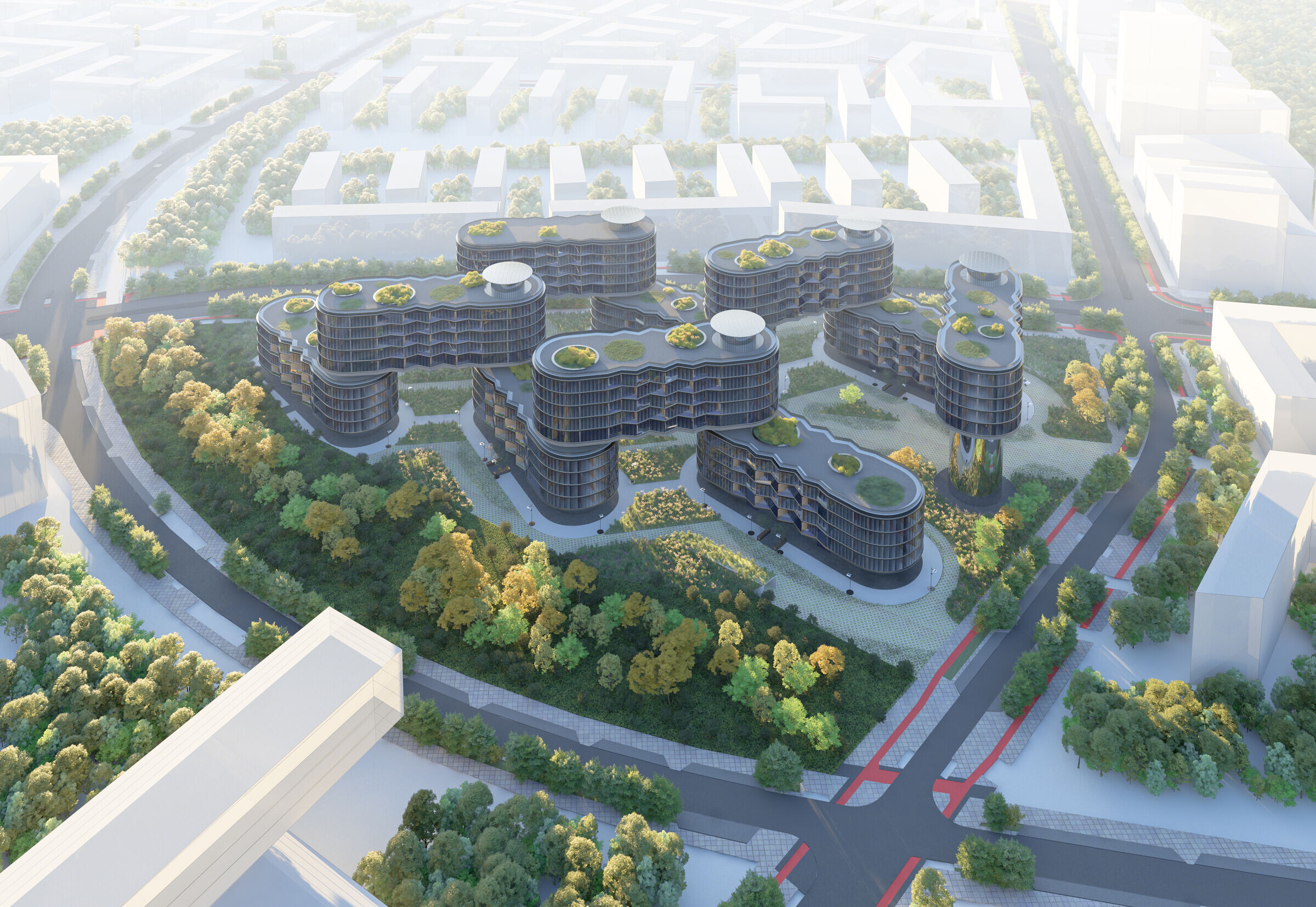 莫斯科绿色智能住宅丨俄罗斯莫斯科丨Architects of Invention-29
