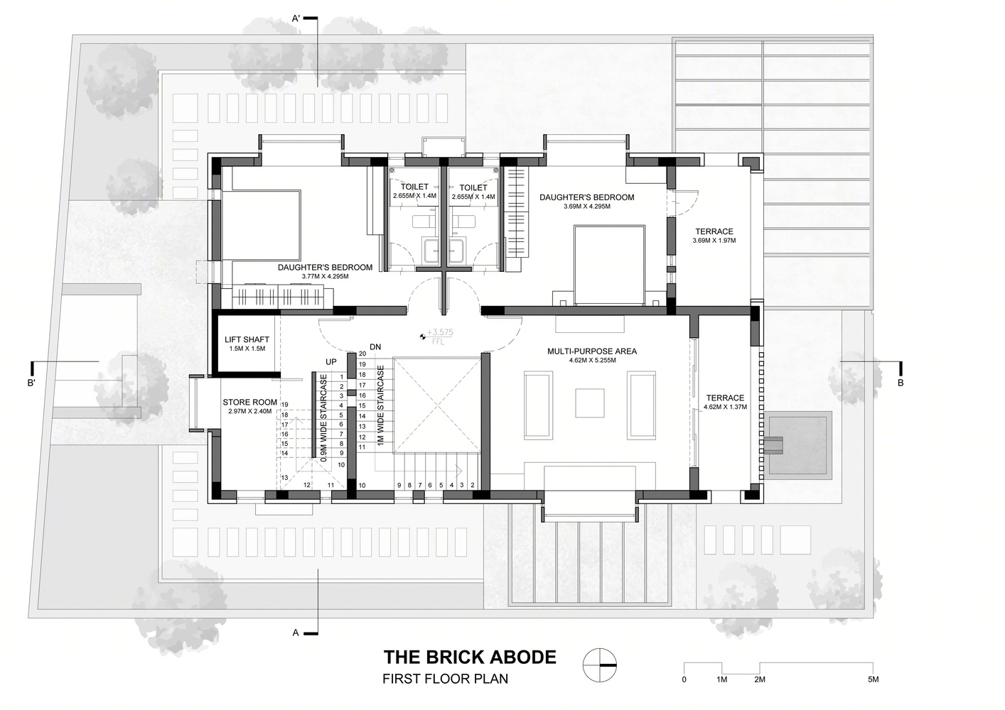 印度砖房丨Alok Kothari Architects-25