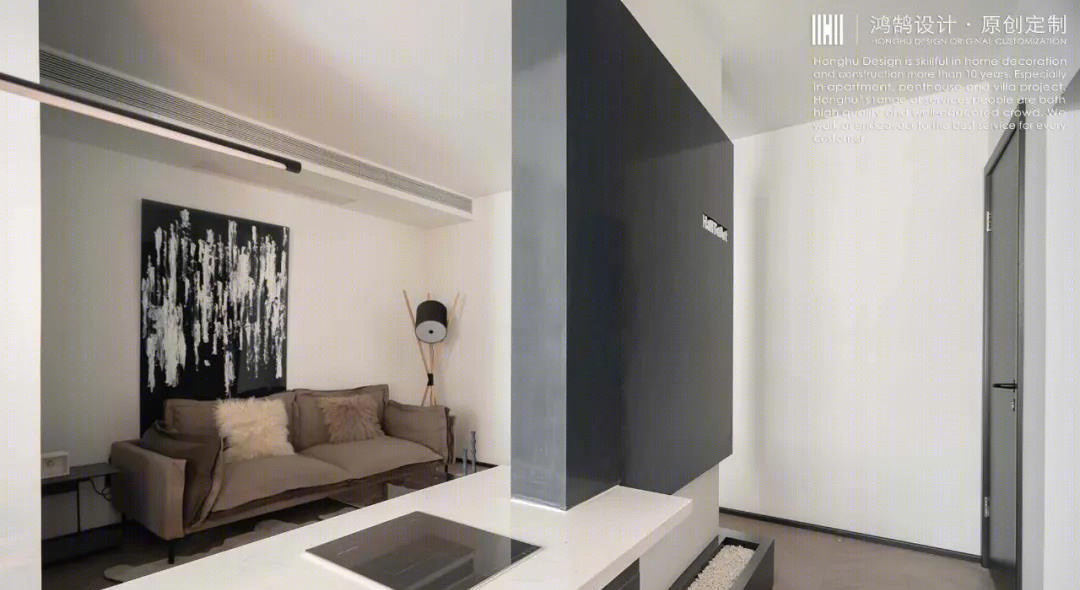 简约黑白灰，打造建筑设计师的理想家-7