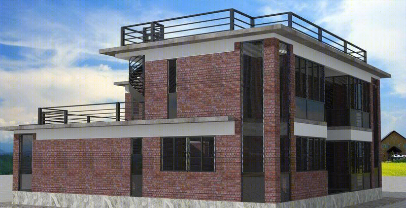 狮子座建房设计,工业风-21