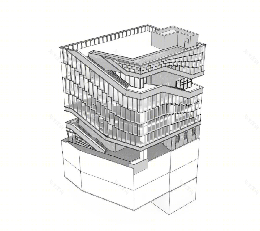 首尔梨泰院扭曲建筑 | 行人活动与城市景观的融合-37