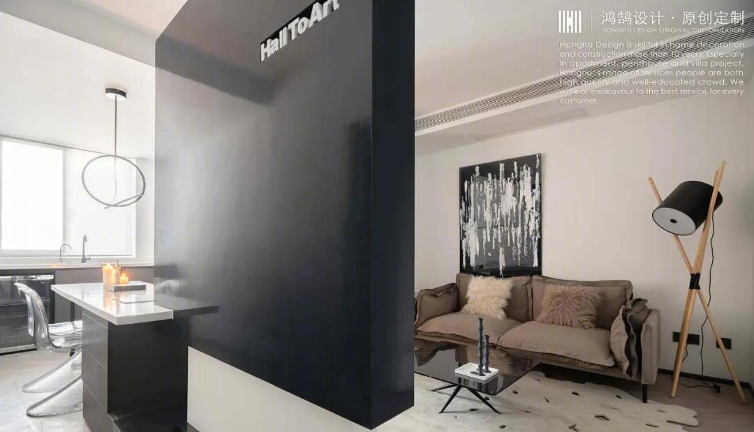 简约黑白灰,打造建筑设计师的理想家-8