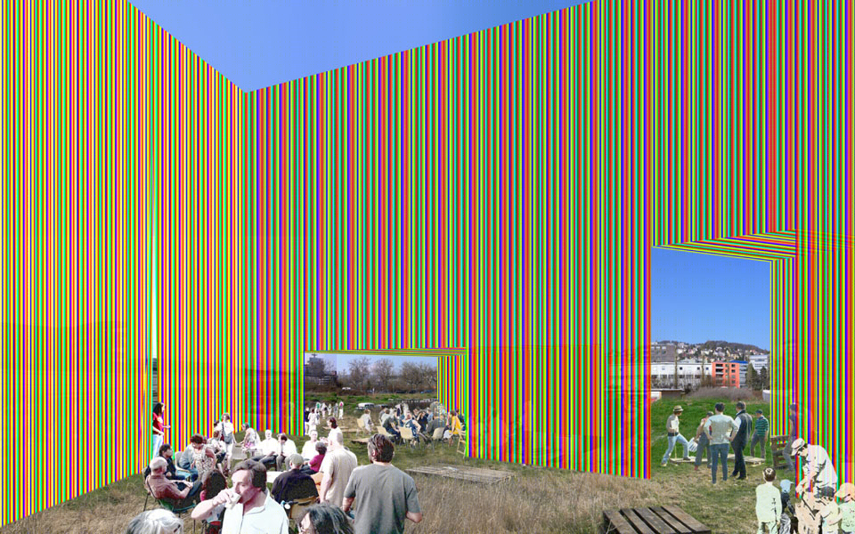 瑞士苏黎世公共空间创新实践(Swiss urban public space fluttering ribbon)-23
