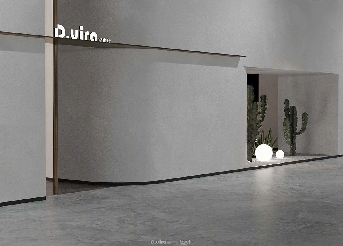 DVIRA 黛维拉形象展厅丨中国东莞丨全线品牌设计,素琢软装-39