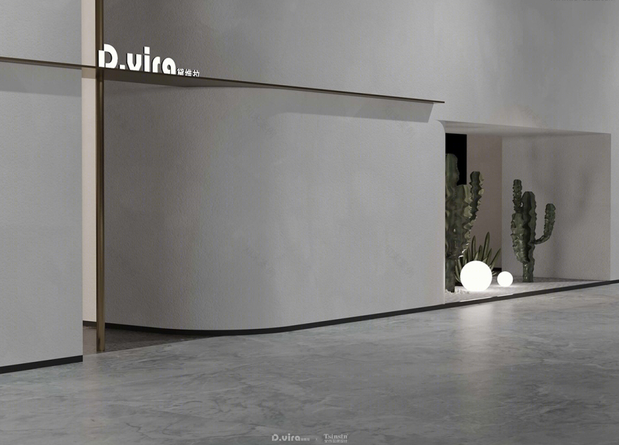 DVIRA 黛维拉形象展厅丨中国东莞丨全线品牌设计,素琢软装-39