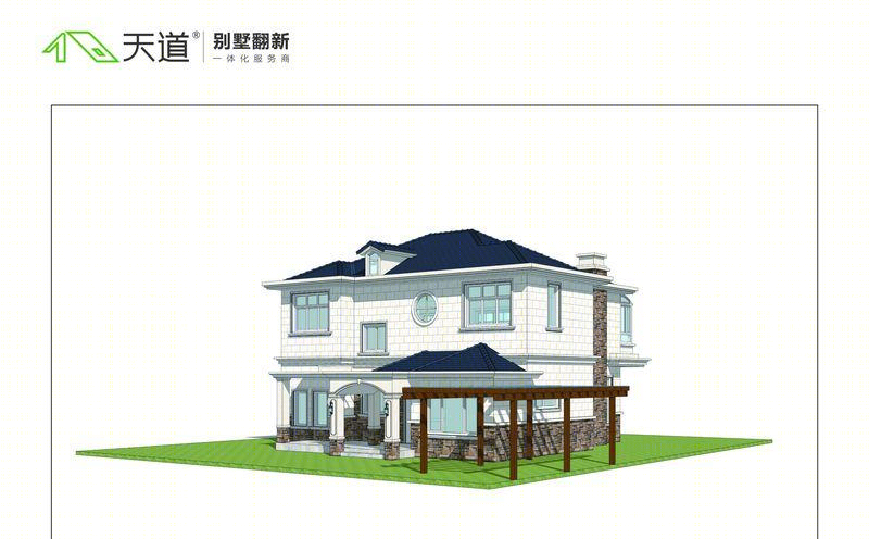 杨明锟的简约一体化别墅设计-15