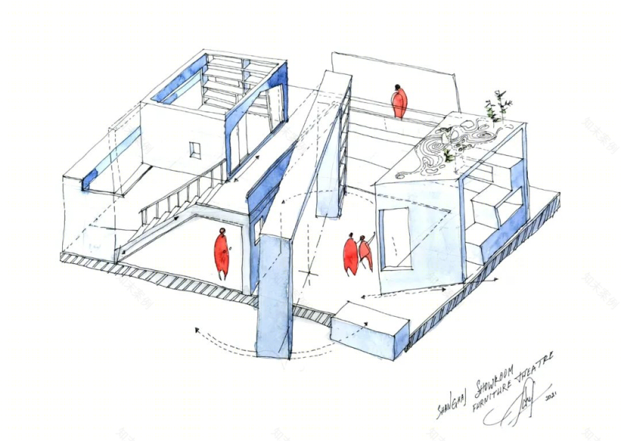家具剧场 | DA!Architects 与 banzh architect 联合打造的匠恒展厅-0