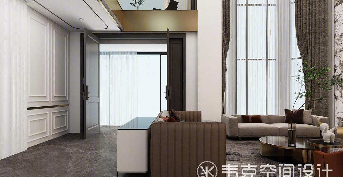 现代轻奢之家丨韦克设计-6