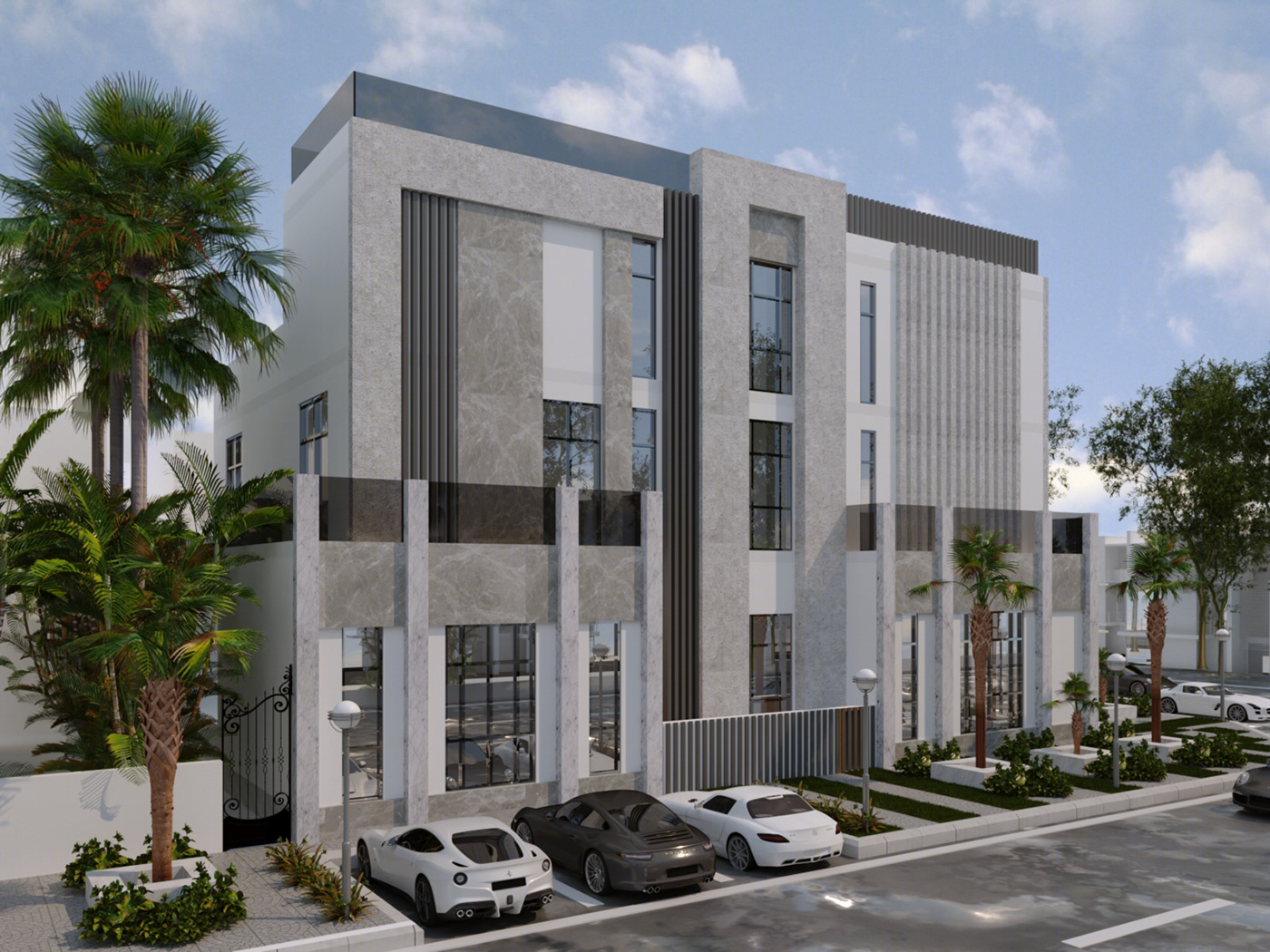 Anastasiya Gushchina丨别墅建筑丨MODERN EXTERIOR VILLA . NEW-2