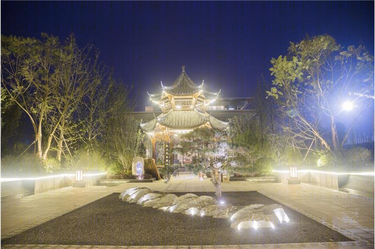 北京城建龙樾生态城示范区新中式景观-14