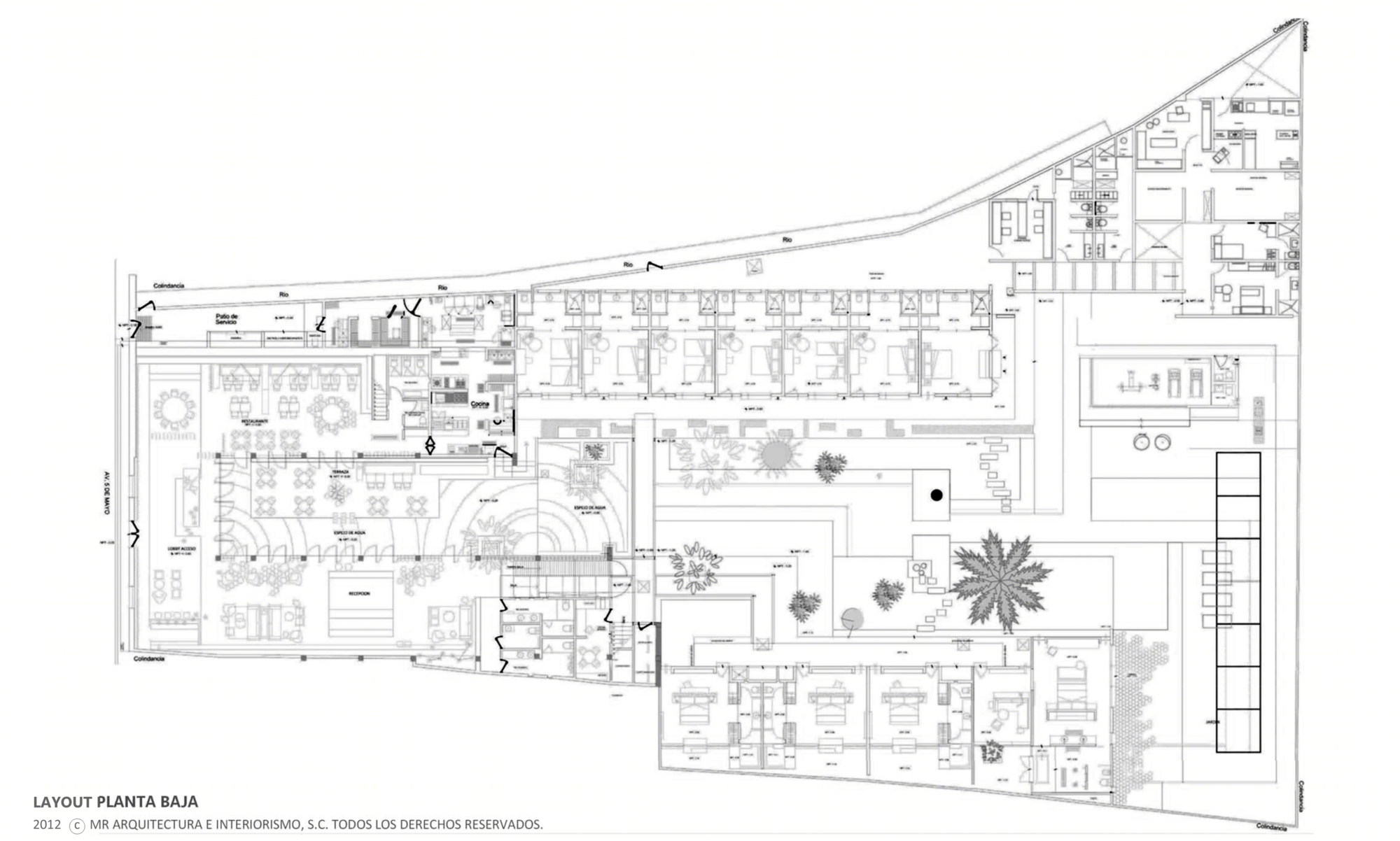 墨西哥B”O旅馆丨Muro Rojo Arquitectura-40