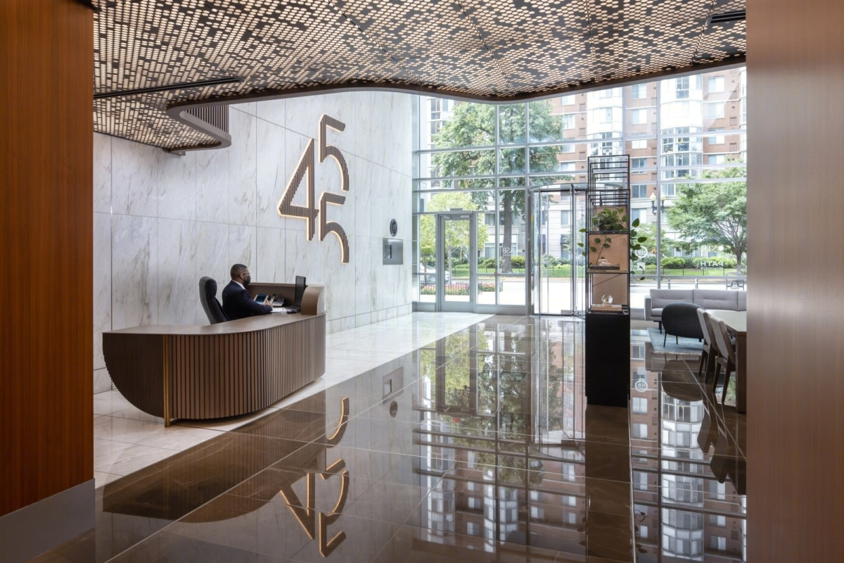 455 麻萨诸塞大街大厅及设施空间设计丨美国华盛顿丨sshape-4