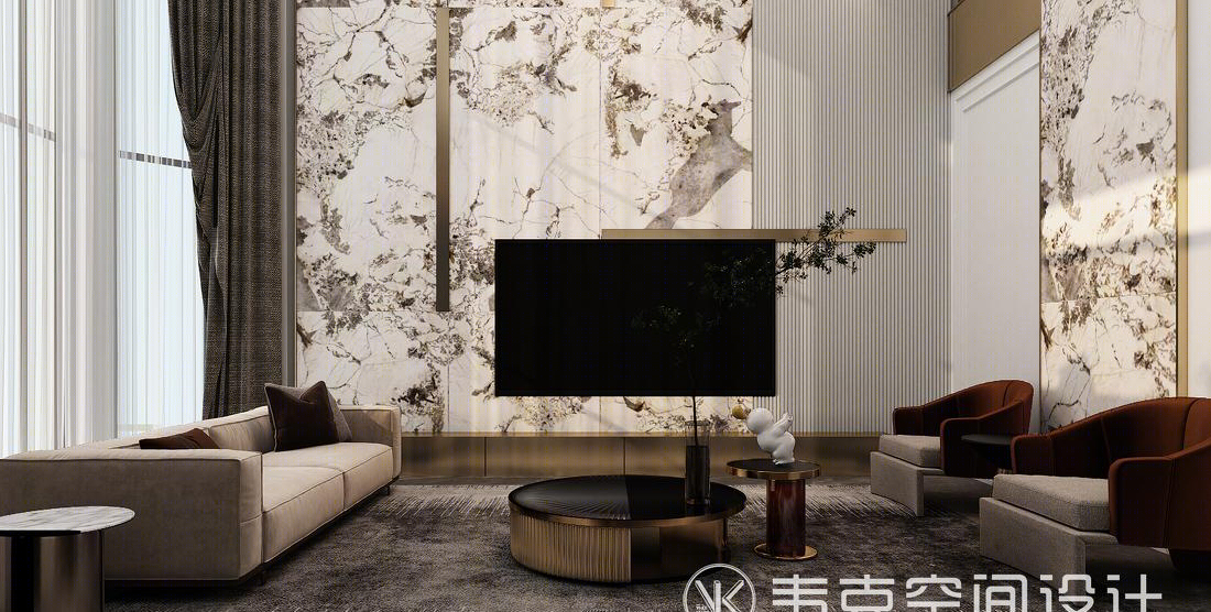 现代轻奢之家丨韦克设计-12