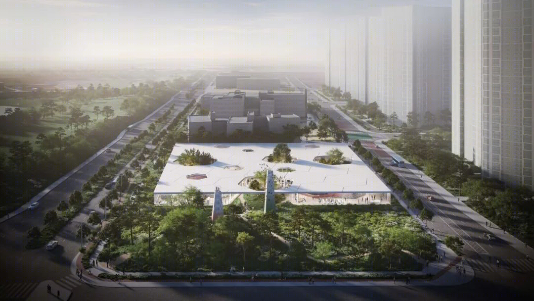 韩国松岛未来学习中心丨Salon Alper Derinbogaz 建筑事务所-3