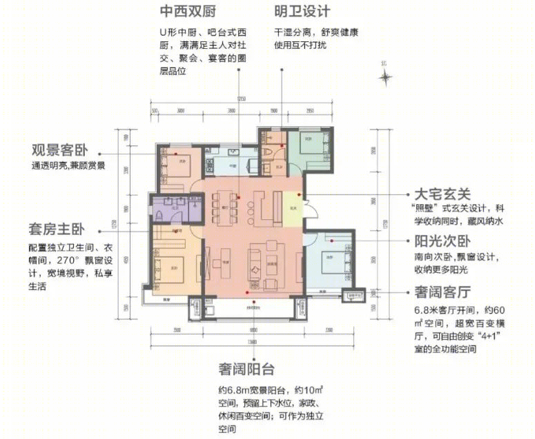 万科160㎡大平层户型丨中国上海-48