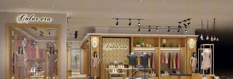汕尾彩色时代服装专卖店设计-6