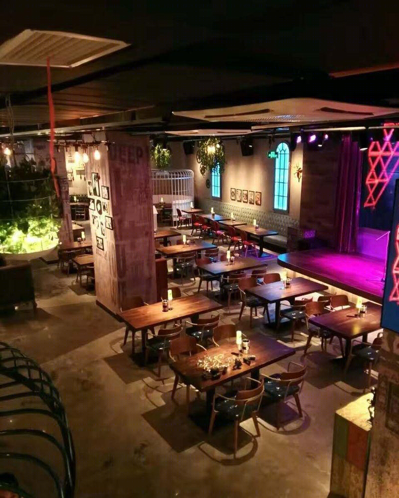 深圳一厘米音乐餐厅 | 复古工业风中的音乐美食盛宴-3