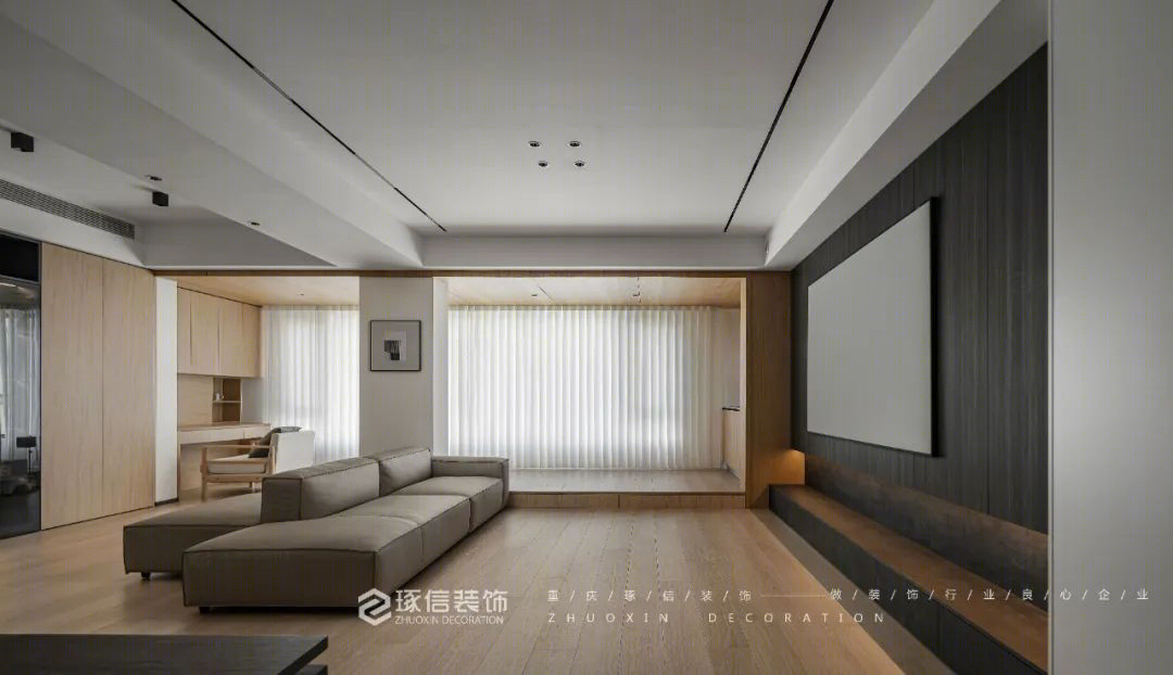 现代原木智能家居丨中国重庆丨重庆琢信装饰有限公司-12