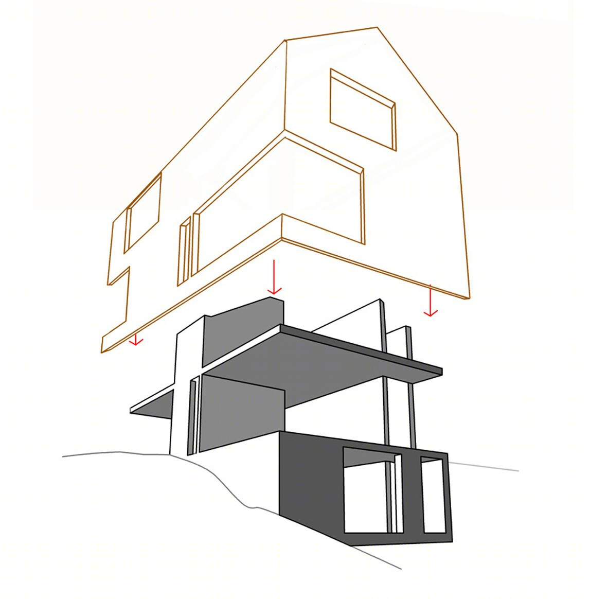 瑞士 Brunnadern 村经济适用住宅设计-24