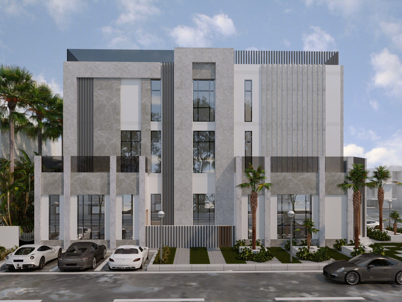 Anastasiya Gushchina丨别墅建筑丨MODERN EXTERIOR VILLA . NEW-3