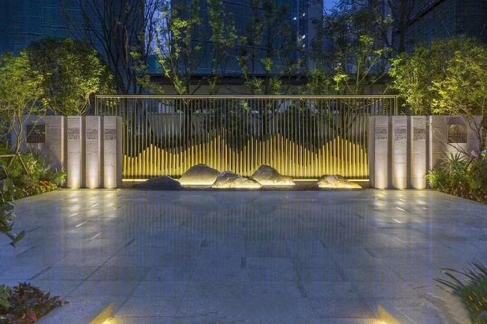 成都蓝光公园华府住宅景观-10
