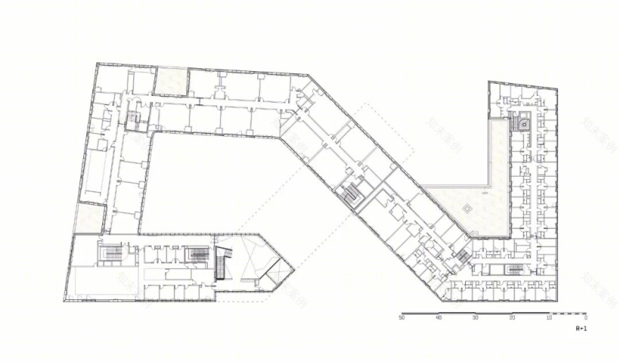 飘动绸带 | 法国中学建筑的室内外一体化设计-31