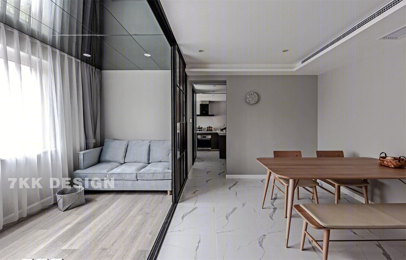 89m²现代简约风家居,打造舒适生活空间-2