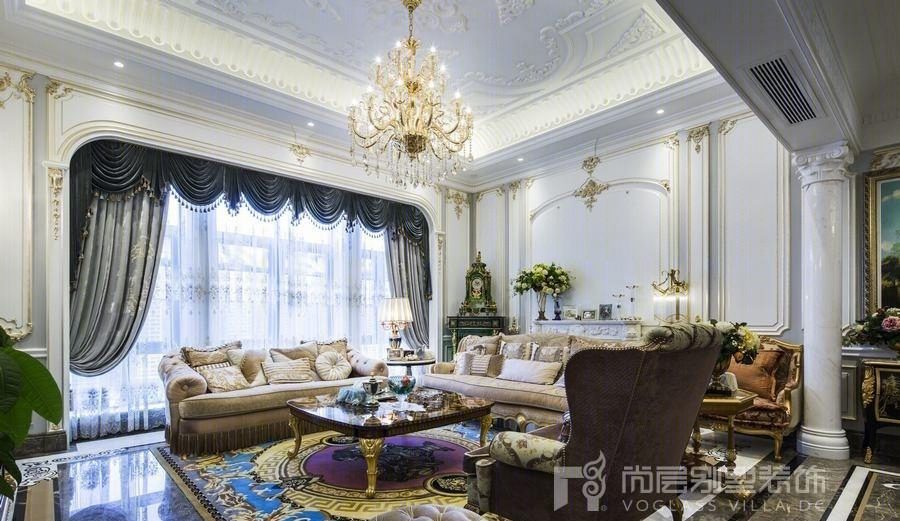 尚层装饰打造法式新古典欧香小镇家居空间-1