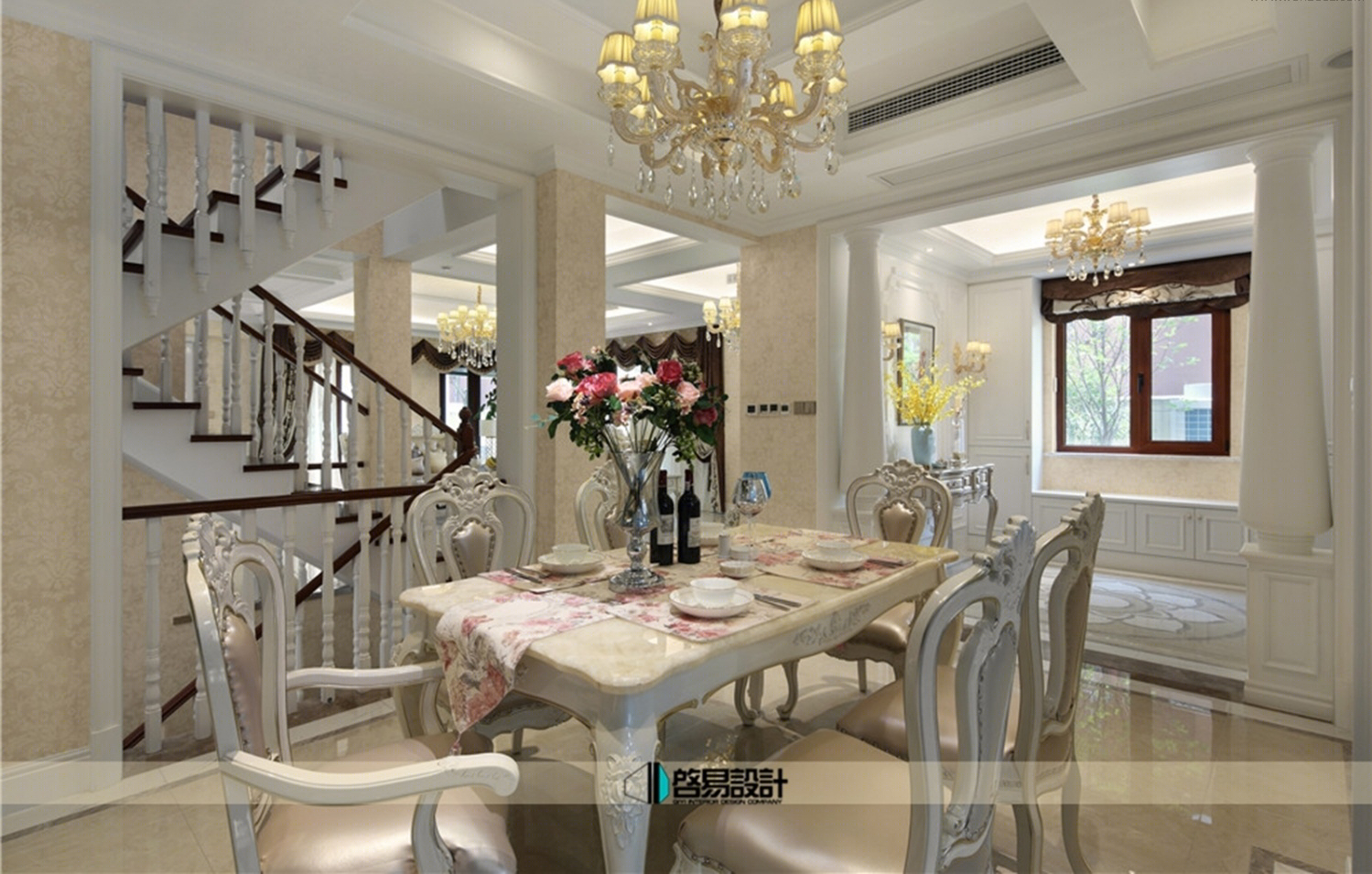 加州城别墅 | 火烈鸟之舞，浪漫梦幻空间-10