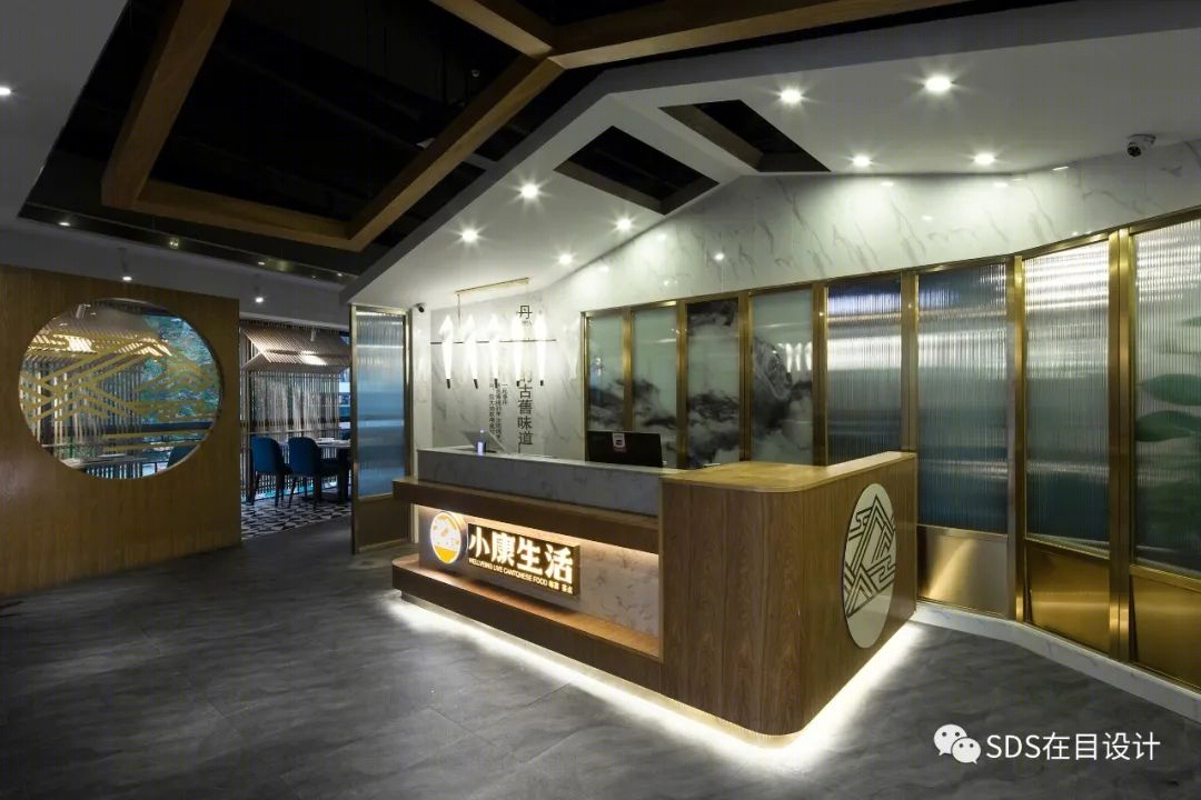 丹霞地貌融入餐厅,呈现简约原生态就餐体验-8