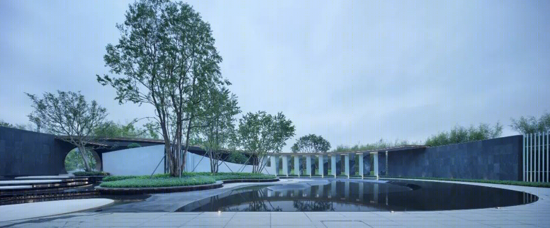 世茂滨江壹号 | 水墨画卷中的景观设计-39