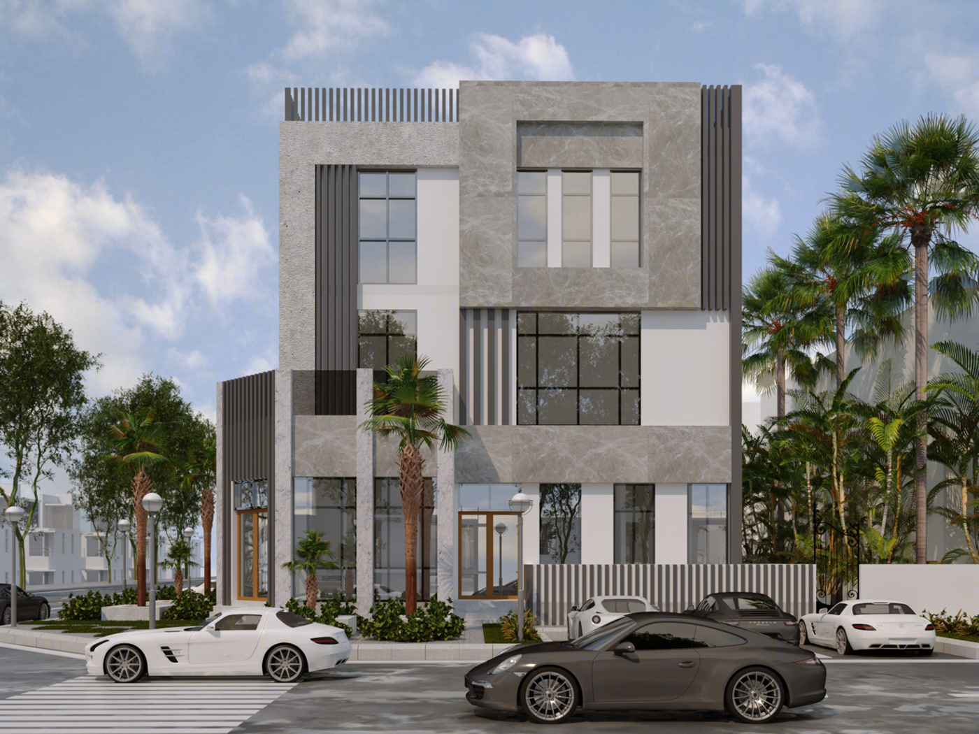 Anastasiya Gushchina丨别墅建筑丨MODERN EXTERIOR VILLA . NEW-4