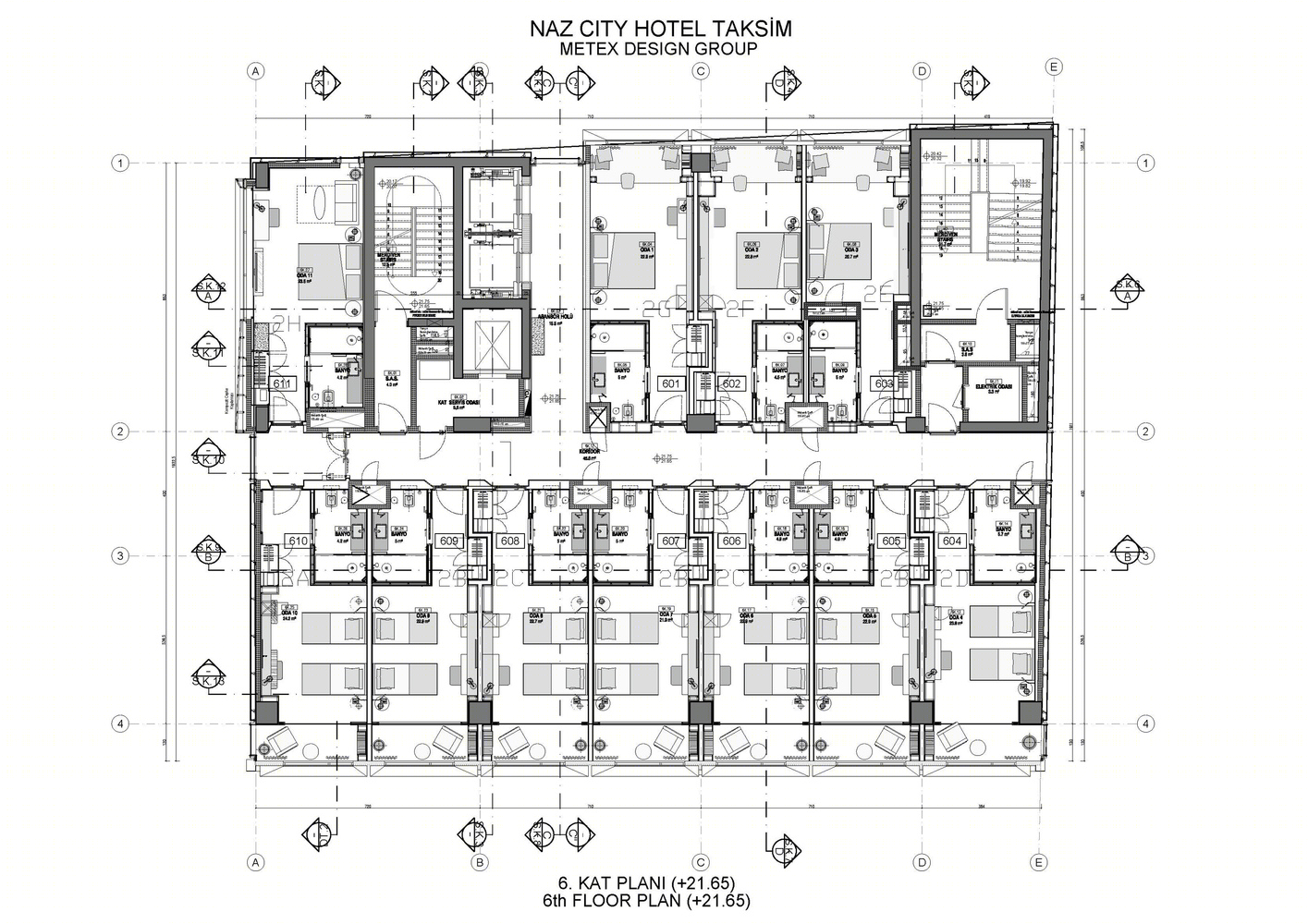土耳其Taksim纳兹城酒店丨Metex Design Group-103