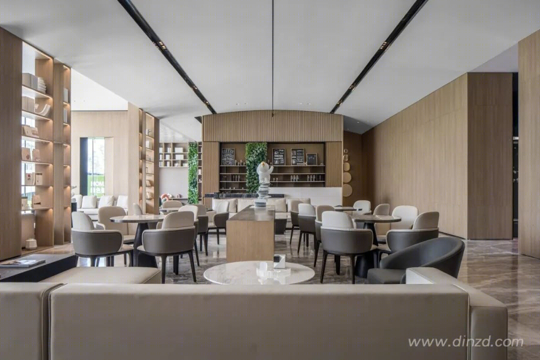 青岛 MOMA 通汇当代阅销售中心 | 现代与线条主义的艺术混搭-27