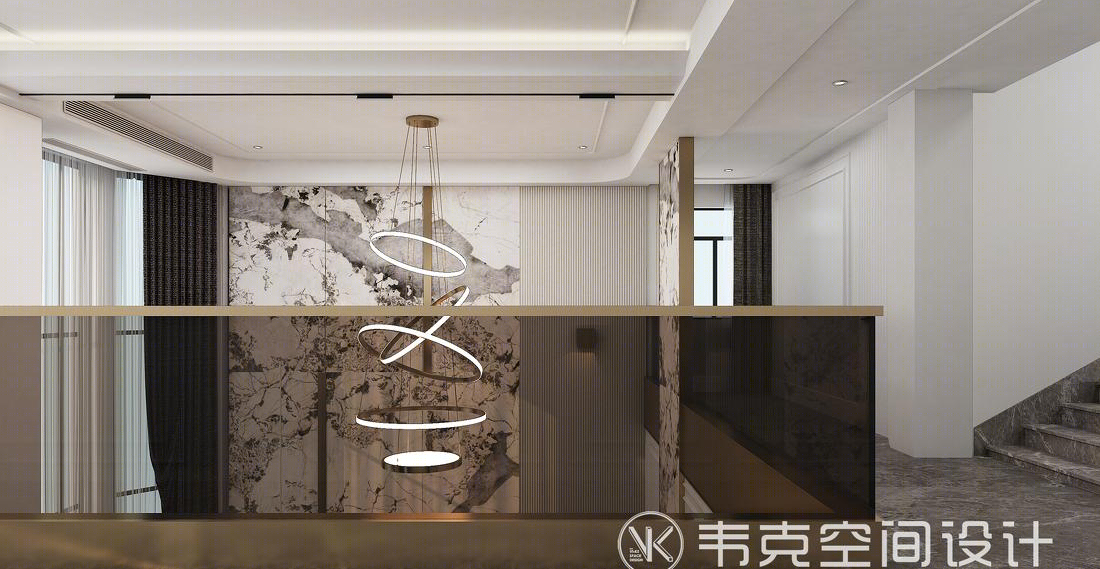 现代轻奢之家丨韦克设计-39