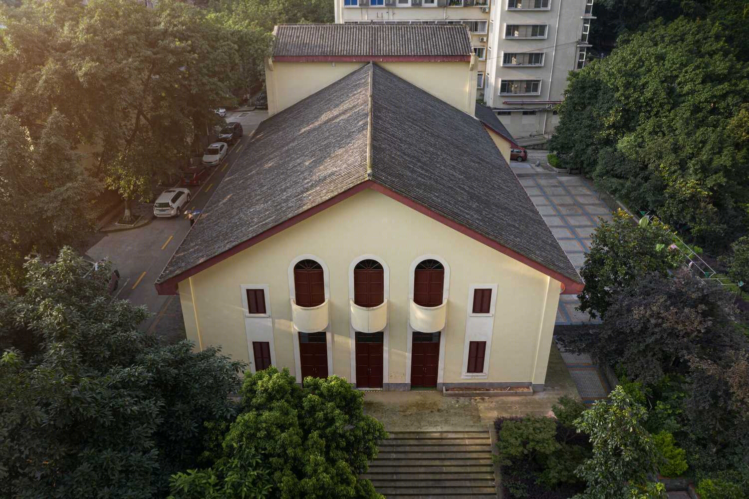 重庆中央大学“七七抗战”礼堂旧址翻新-6