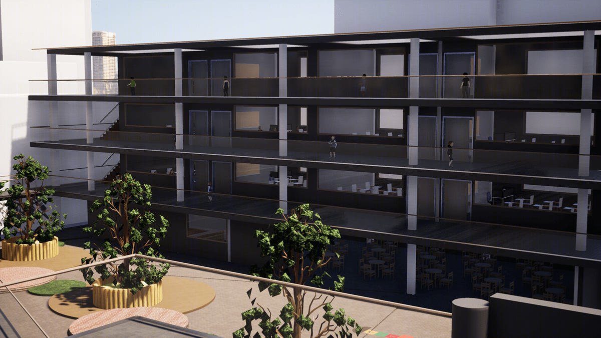 COLEGIO RILAND 现代教育空间设计丨Instragran-6