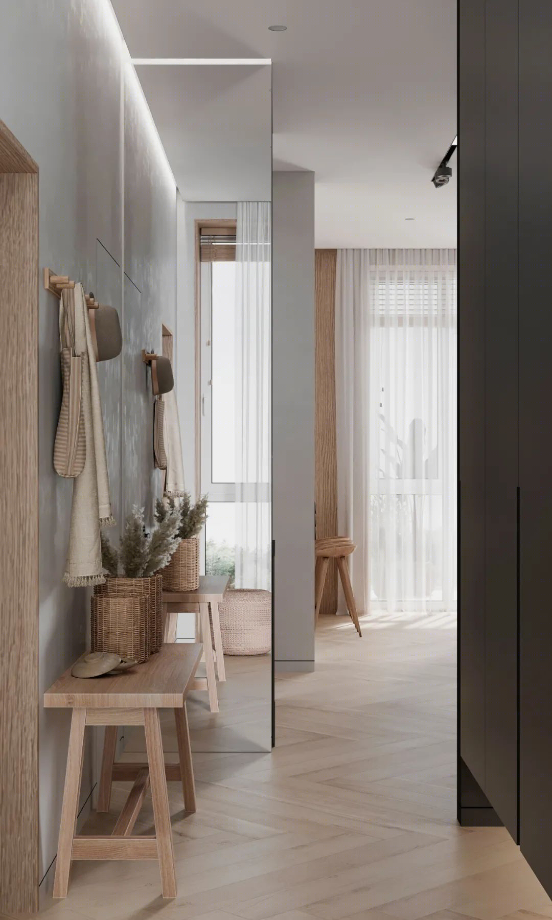 75㎡极简原木居丨Tomkin Design-12