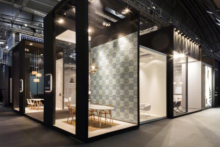 法兰克福展会上的 Grandeco 壁纸展厅 | Franken Standbouw 打造的真实家居空间-14