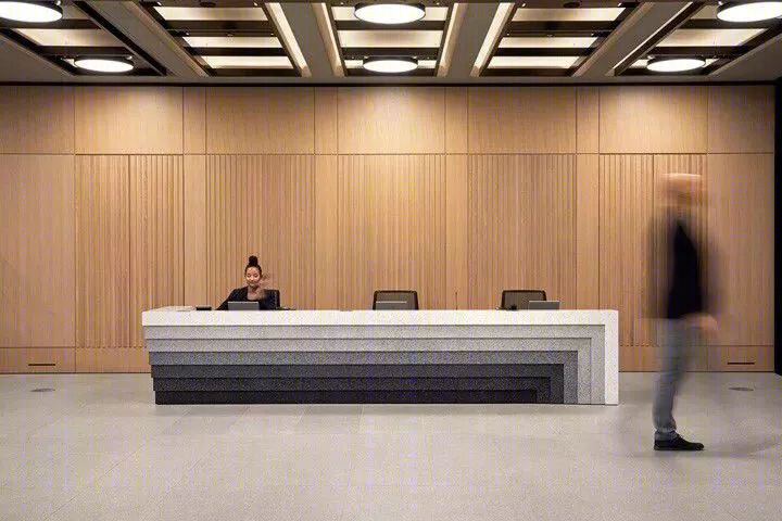 伦敦200 Grays Inn Road办公楼接待大厅改造设计-20