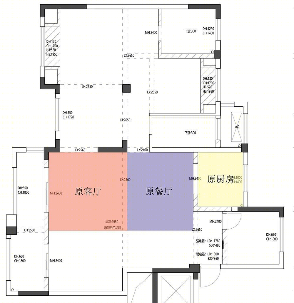 160㎡敞亮时尚之家-0