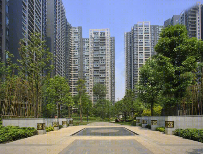 成都金房华韵天府住宅景观-2